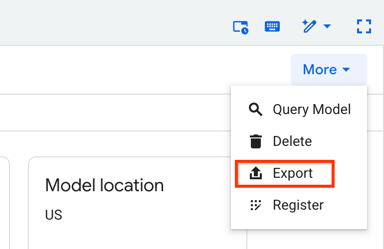 Export model