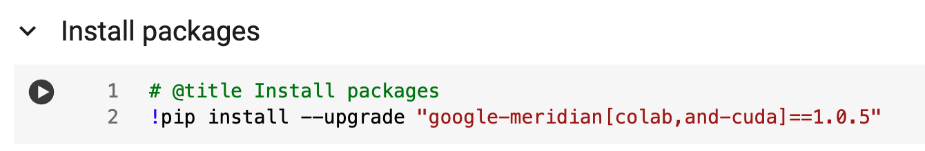 Meridian notebook Meridian version notebook